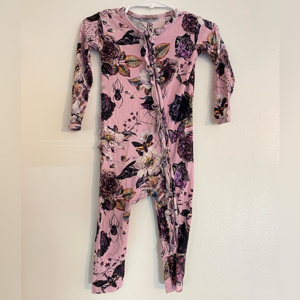 Bums & Roses Bamboo Zipper Pajamas